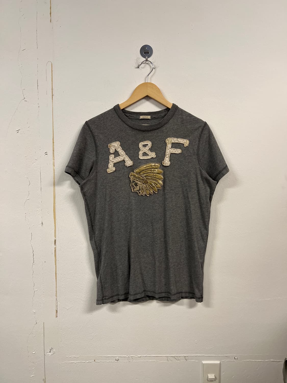 M) 아베크롬비 인디언 자수 반팔티 T288 상품이미지1