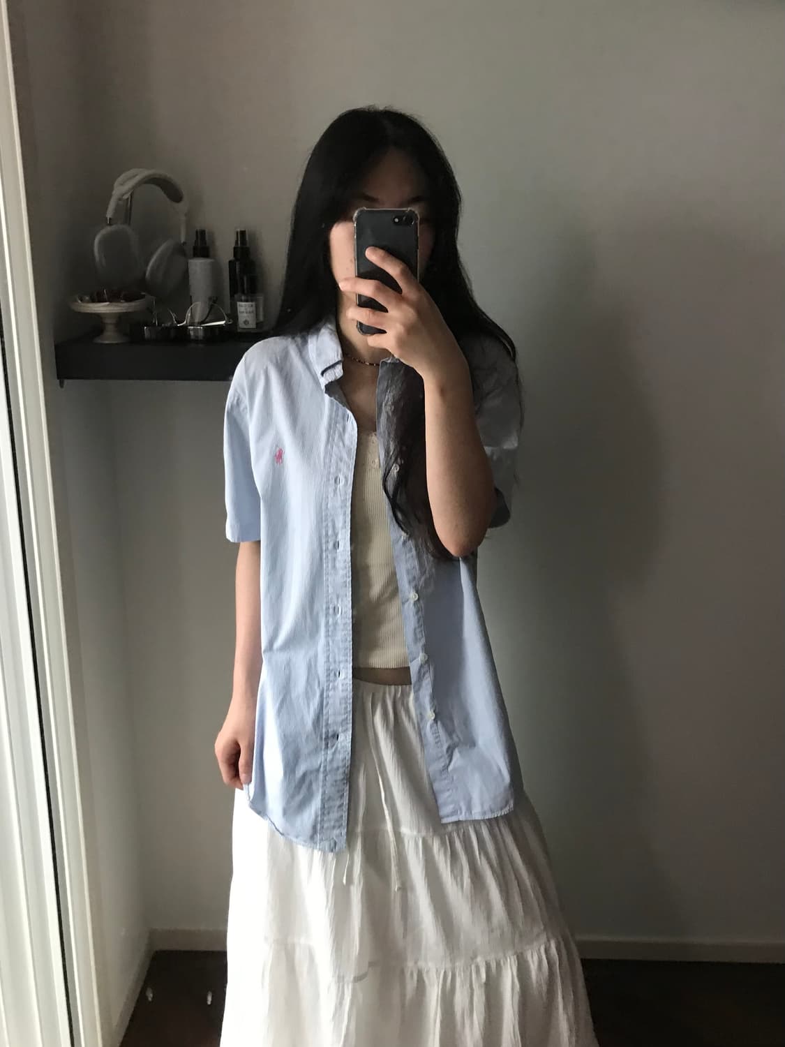 폴로 랄프로렌 포니 스트라이프 반팔 셔츠 상품이미지2