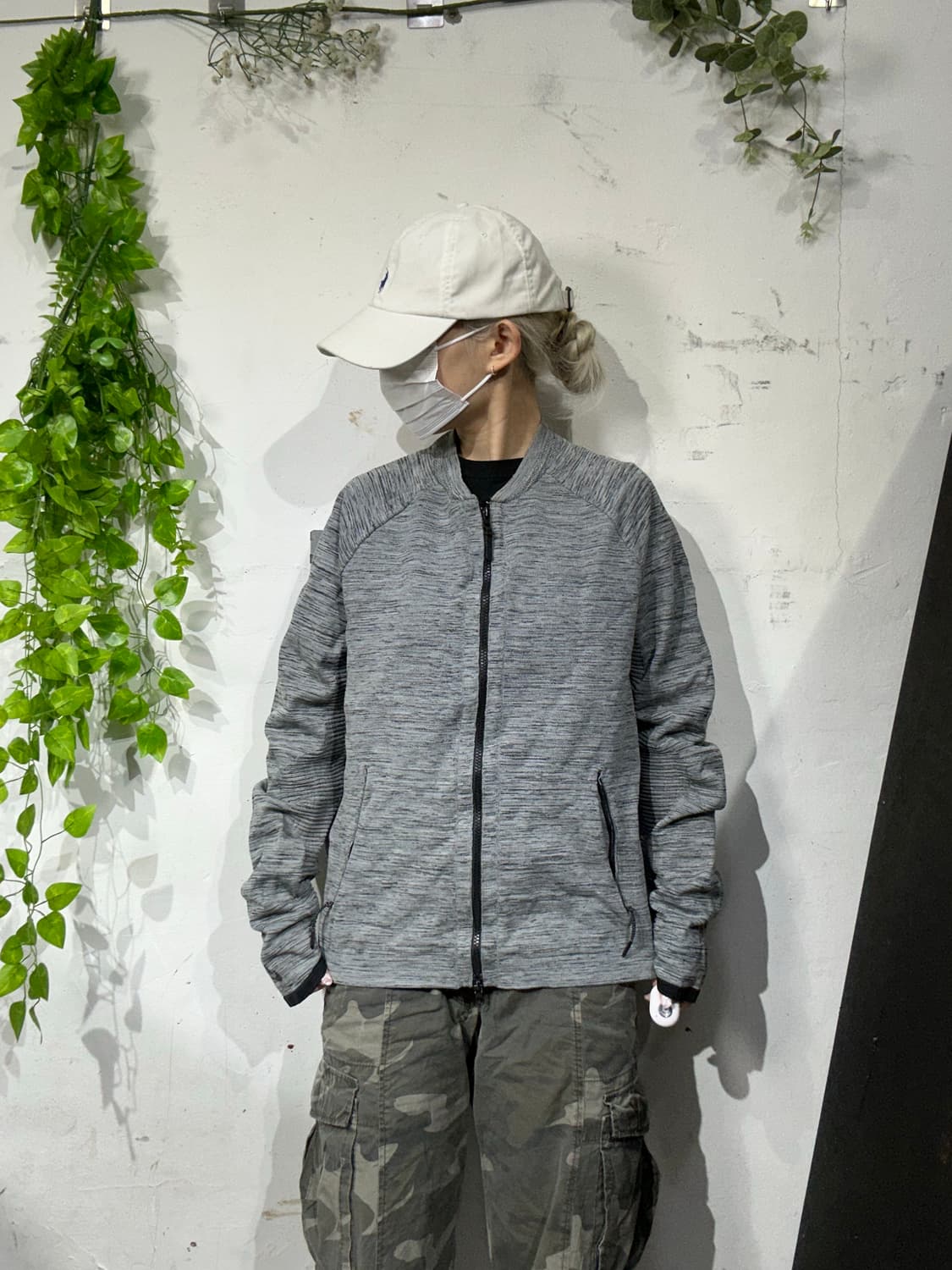 나이키 그레이 테크팩 트랙탑 져지 M 상품이미지2