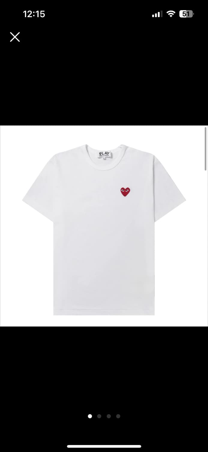 꼼데가르송 반팔 상품이미지1