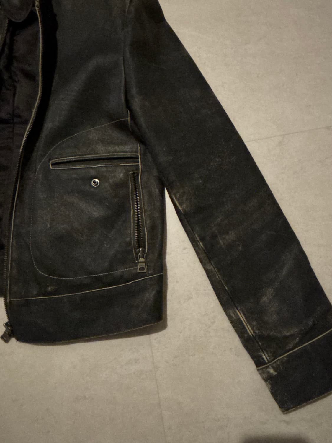 게스 가죽자켓 상품이미지3