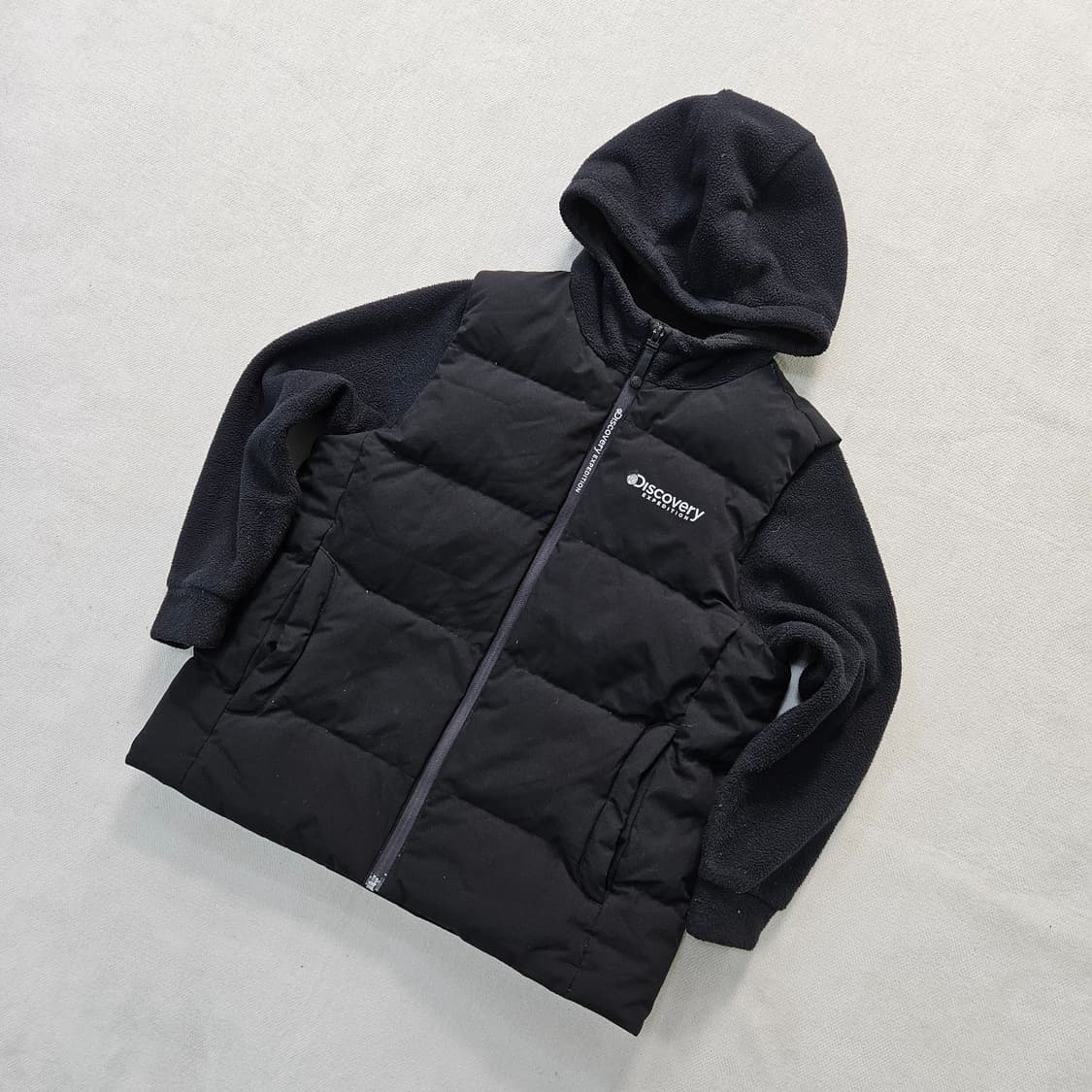 140 디스커버리 키즈 후드 패딩 자켓 0319Y 상품이미지1