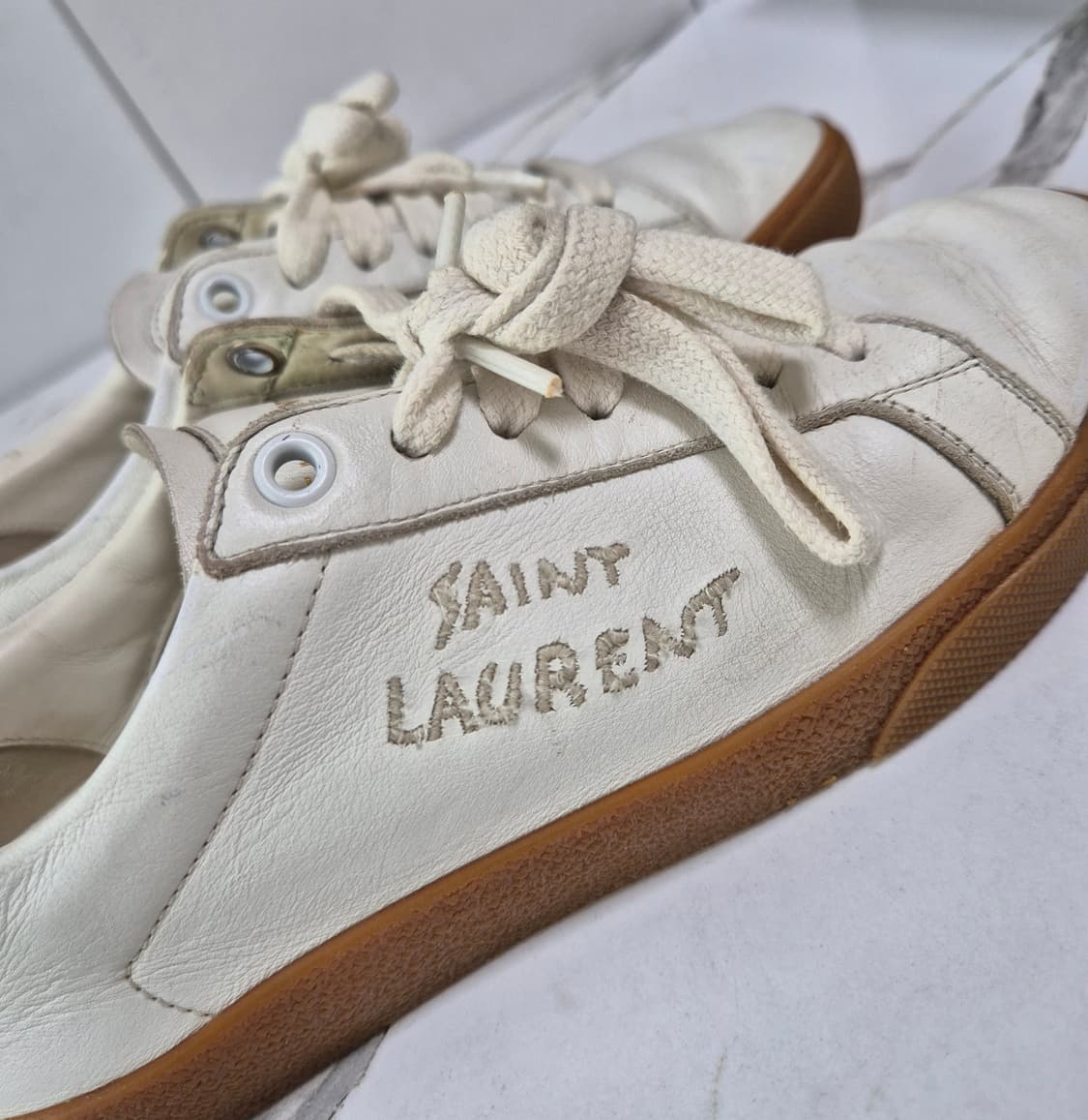 (정품) 생로랑 코트클래식 여성 스니커즈 35 상품이미지8
