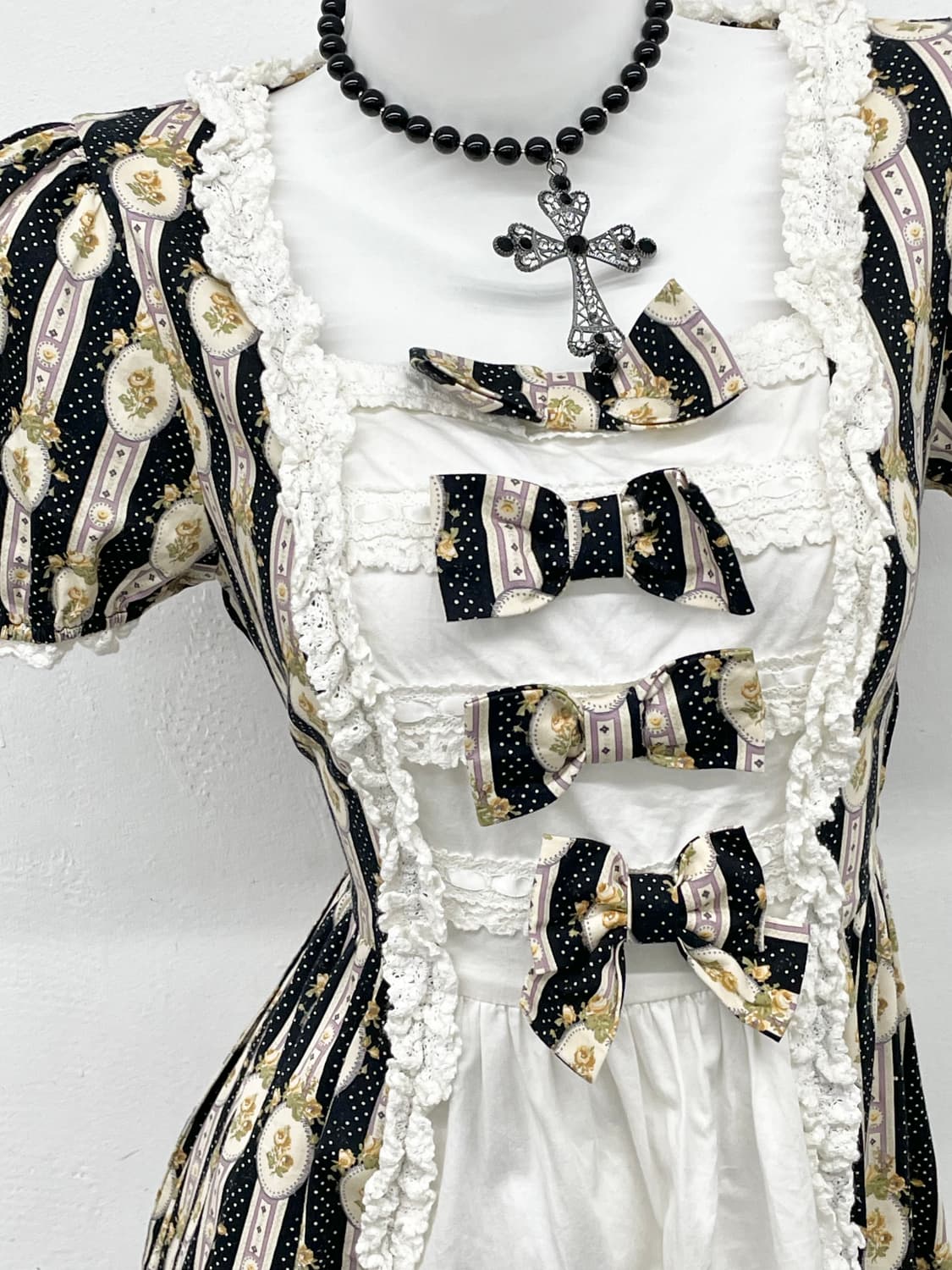 바디라인 로리타 리본 원피스 상품이미지5