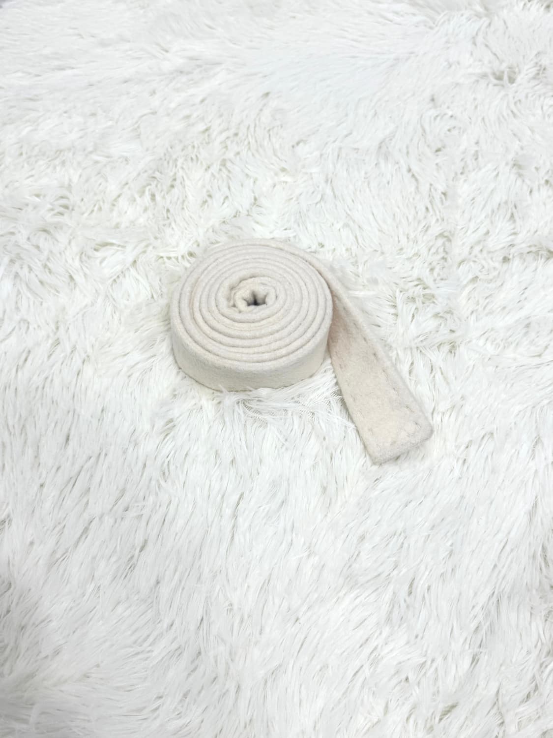 라떼갸루 아이보리 퍼 코트 히메갸루 핀터깔 상품이미지4