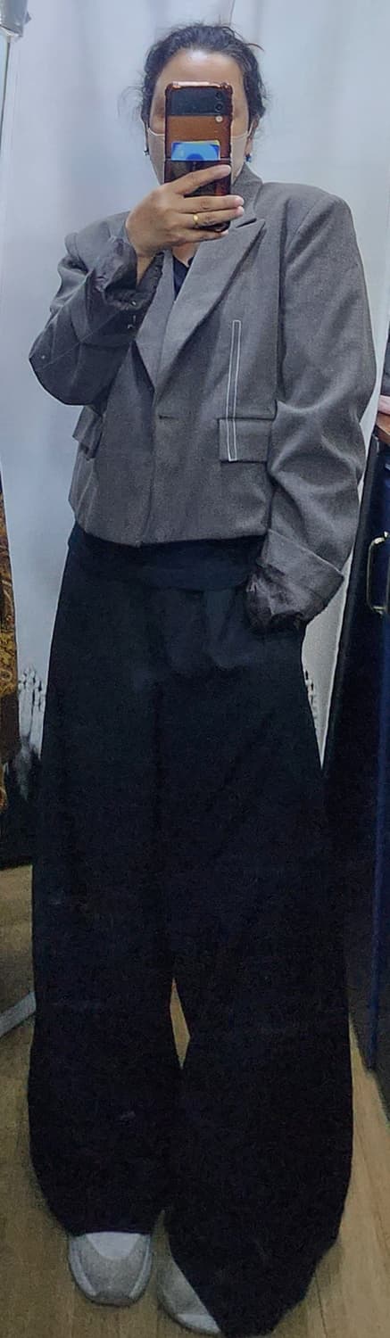 크롭카키자켓 상품이미지1