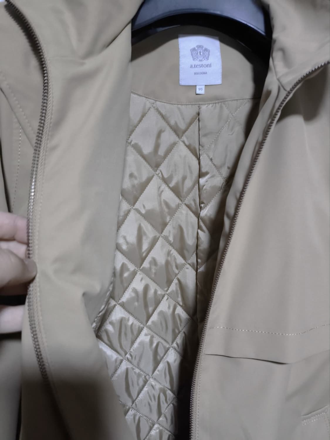 95 테스토니 누빔 트렌치코트 벨티드 상품이미지6