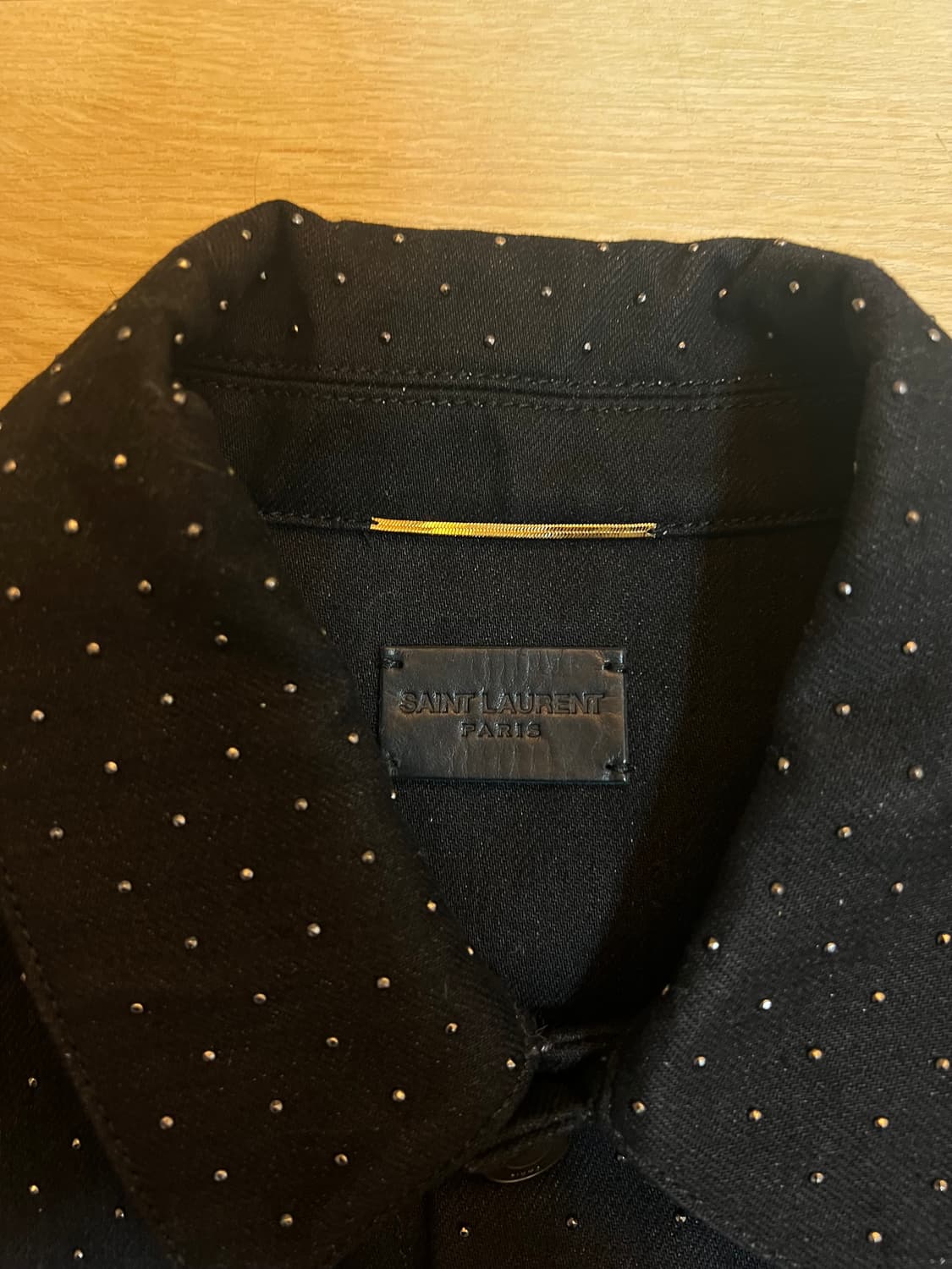 Saint Laurent Micro dot Trucker Jacket  상품이미지4