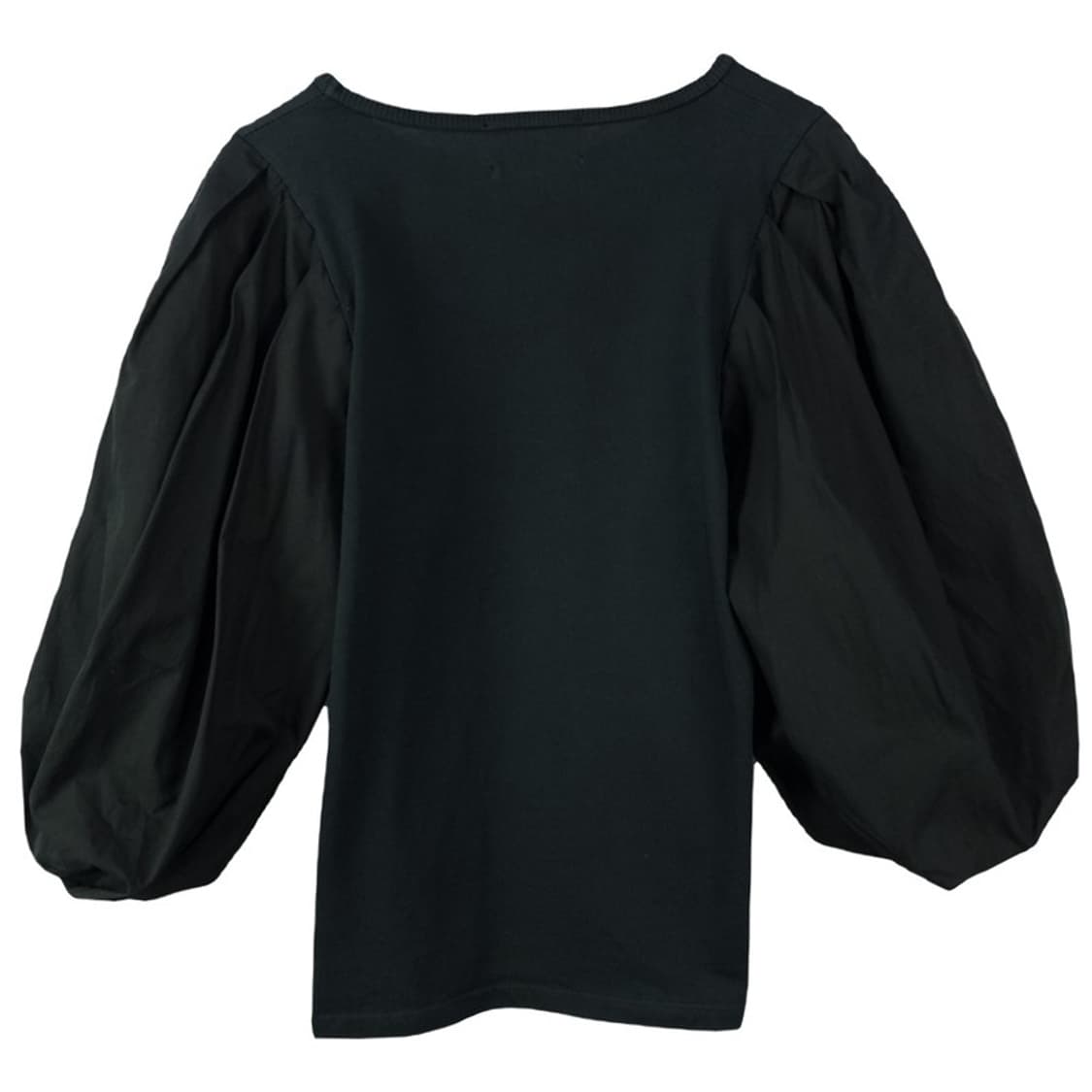 [에센셜 엔트워프] 벌룬 슬리브 블라우스 블랙 M19891 상품이미지3