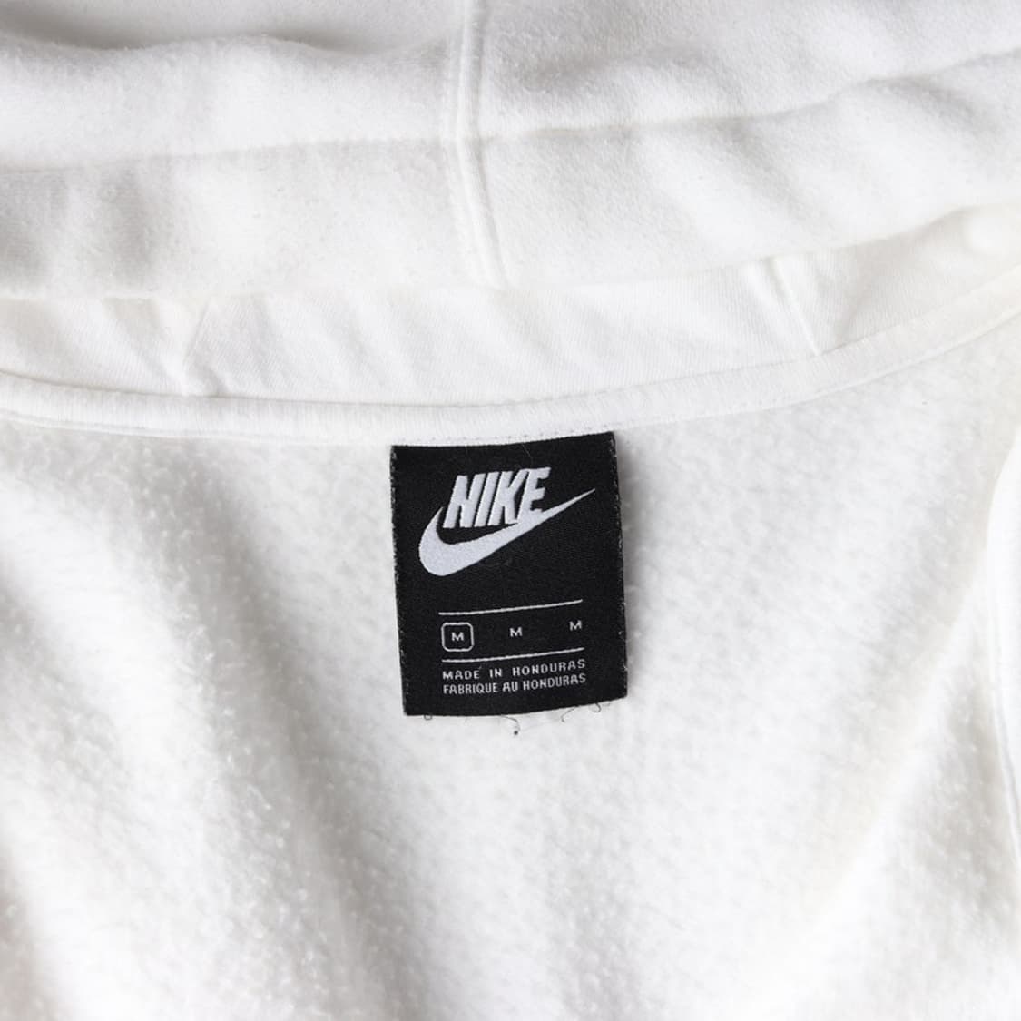나이키 스우시 자수 화이트 후드집업 M 상품이미지5
