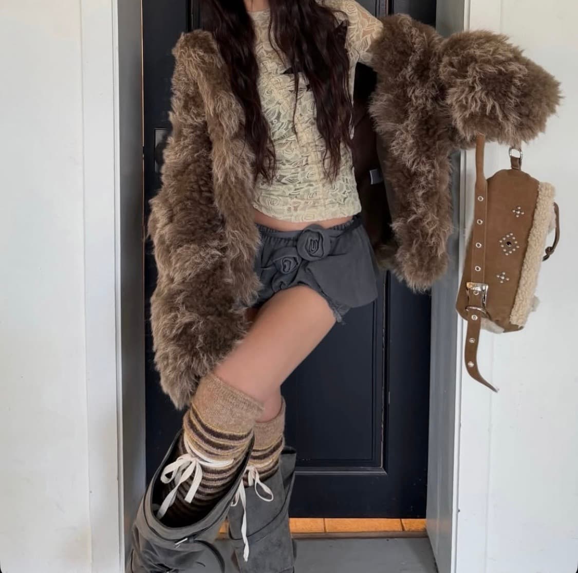 CERRIC 세릭 믹스드 퍼 자켓 MIXED FUR JACKET 상품이미지2