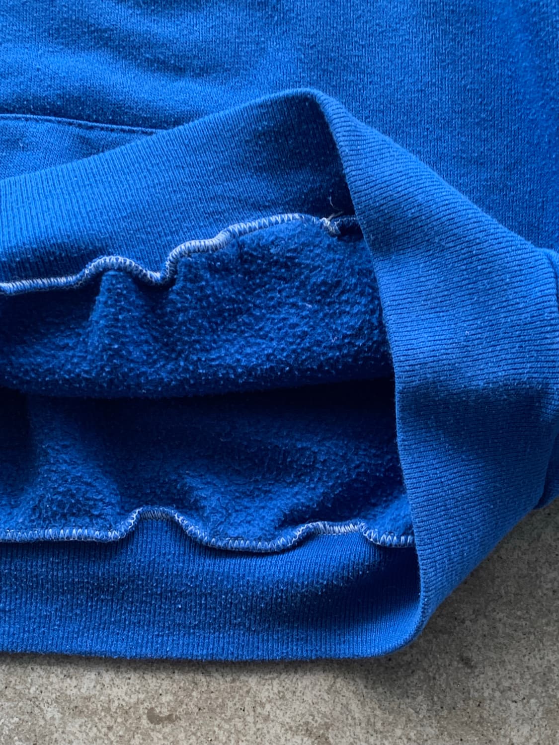 70s 러셀 애슬레틱 튜블러 스웻 후디 블루 상품이미지4