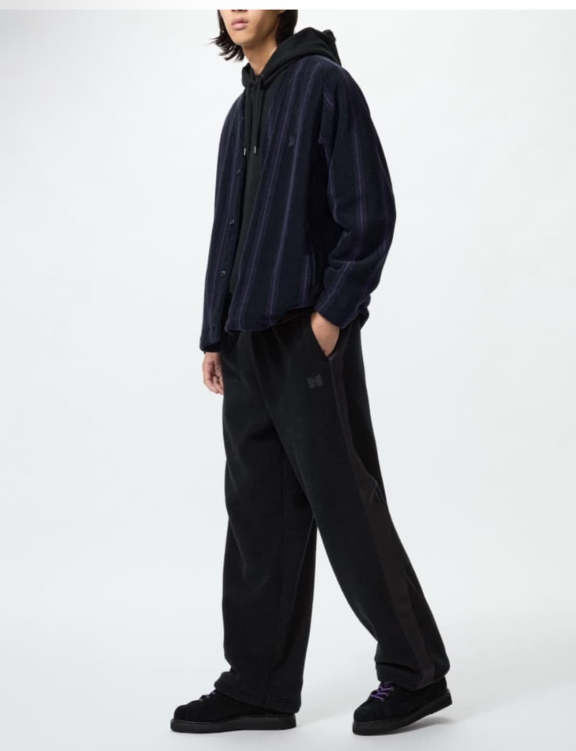 유니클로 니들스 팬츠 블랙 M 긴기장 상품이미지1