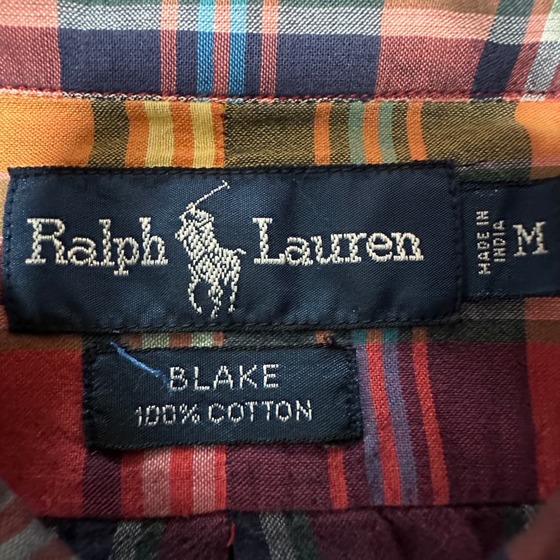 POLO RALPH LAUREN madras half shirt 상품이미지4