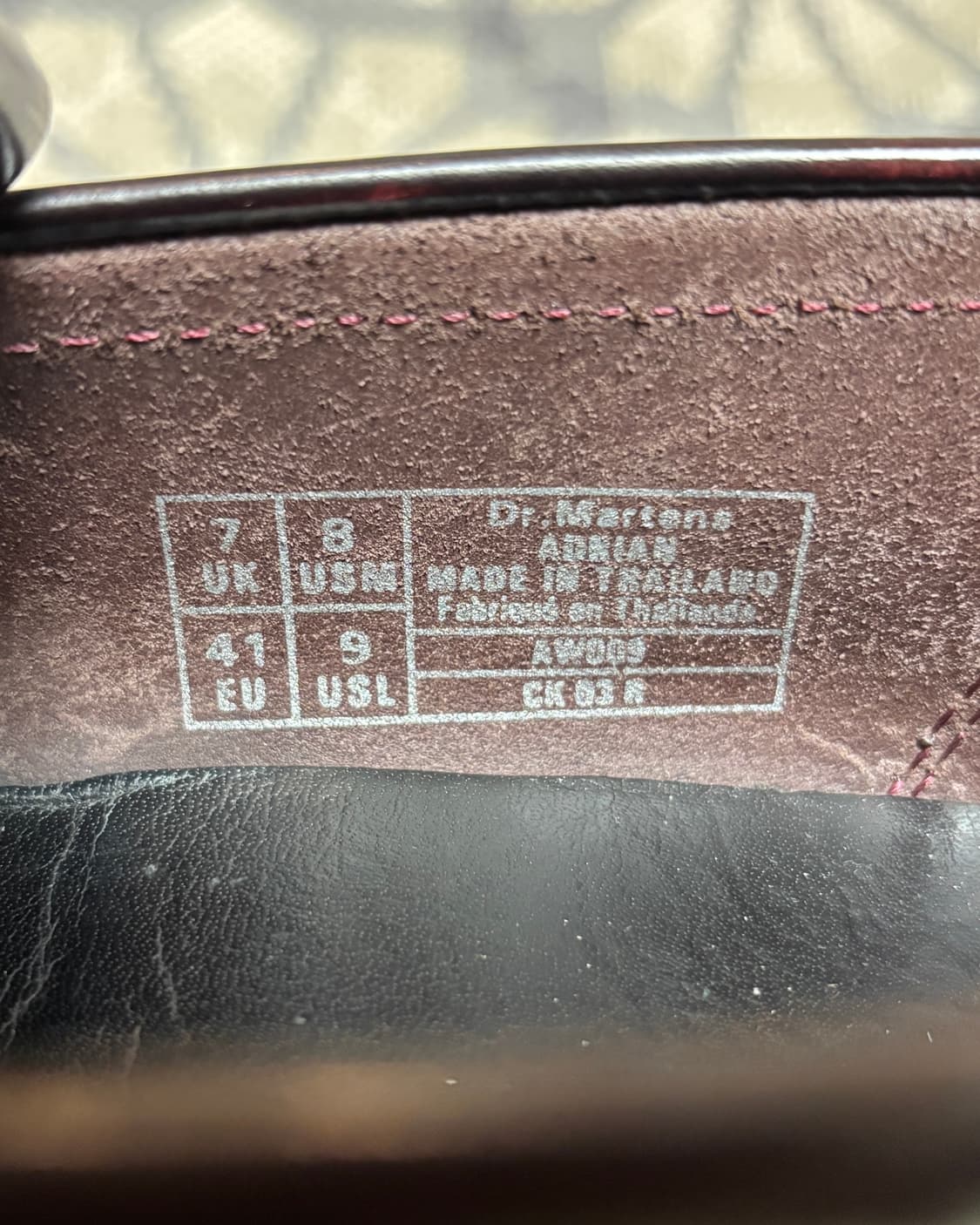 (260) 닥터마틴 아드리안 체리레드 상품이미지10