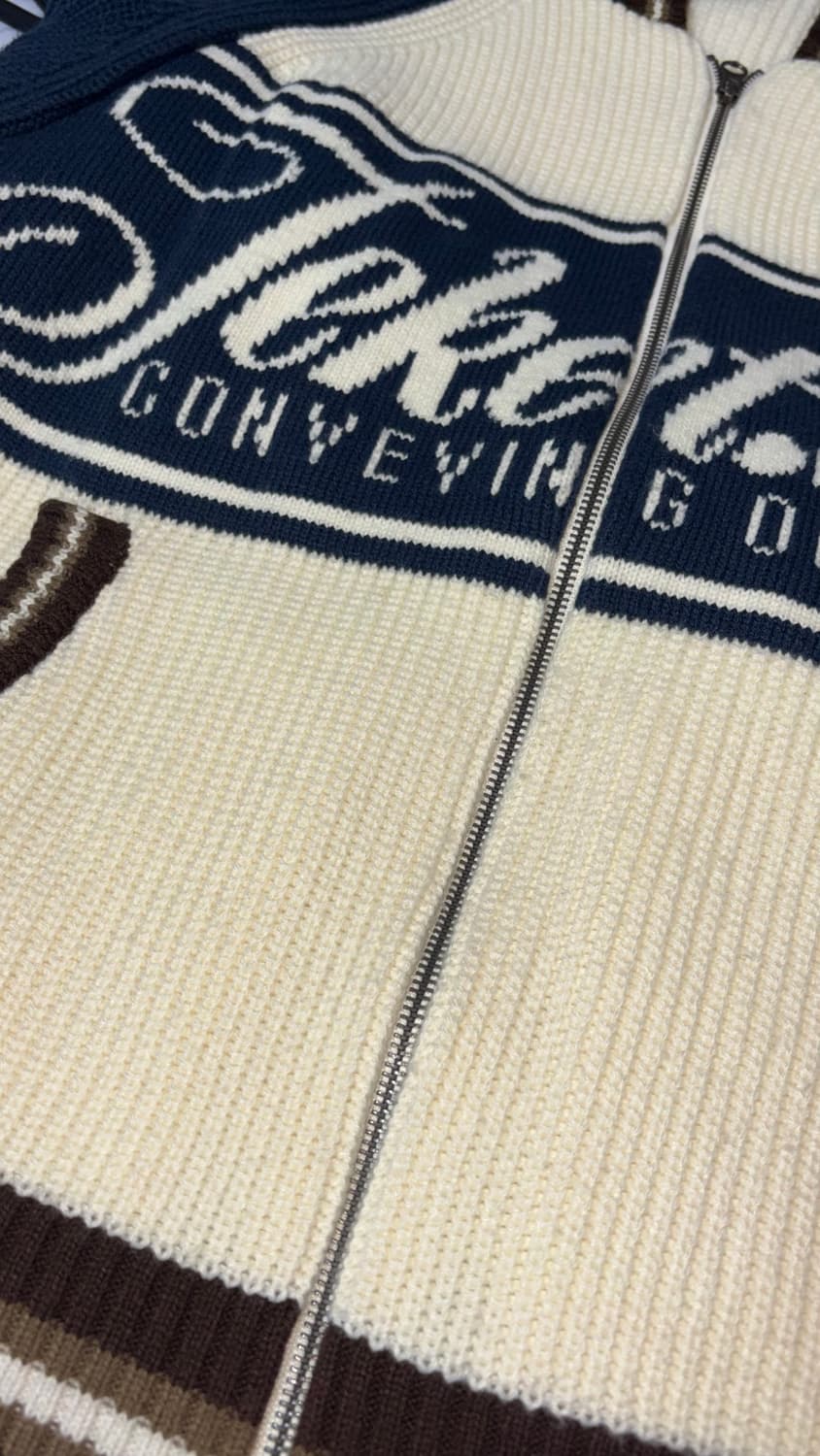 테켓 quip knit zip-up hoddie (니트 후드집업 네이비) 상품이미지3