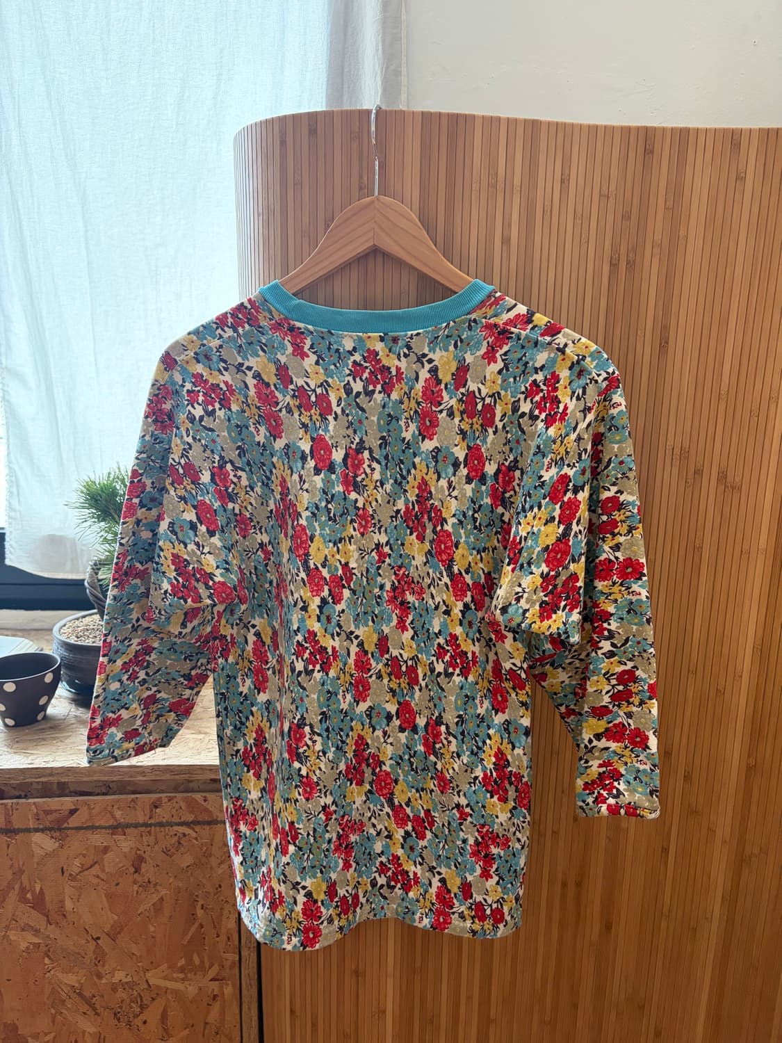 70s SEARS Fashion Flower T-shirt 상품이미지9