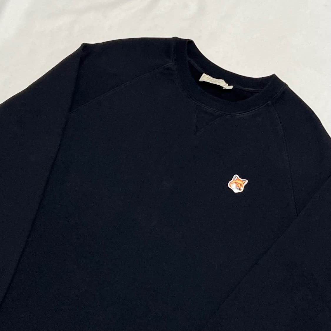 XXL 메종키츠네 폭스와펜 라운드넥 맨투맨 상품이미지1