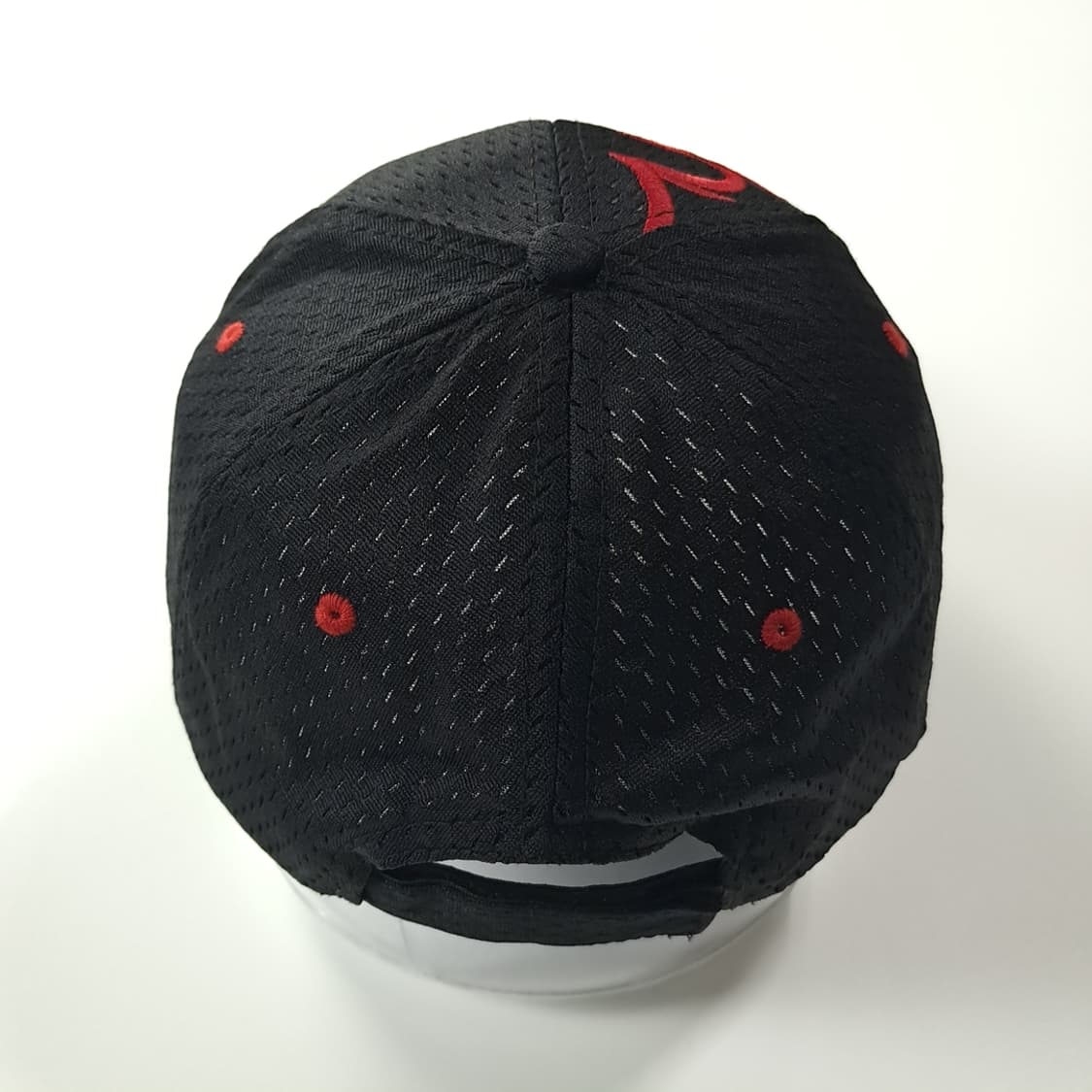 스냅온 90주년 기념 블랙 & 레드 플레임 메쉬 캡 P2115 상품이미지5
