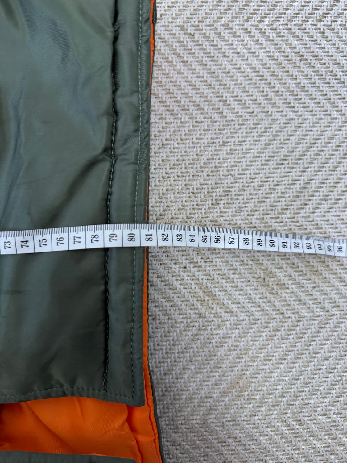 정품) 알파인더스트리 N-3B 항공 패딩 S 상품이미지10