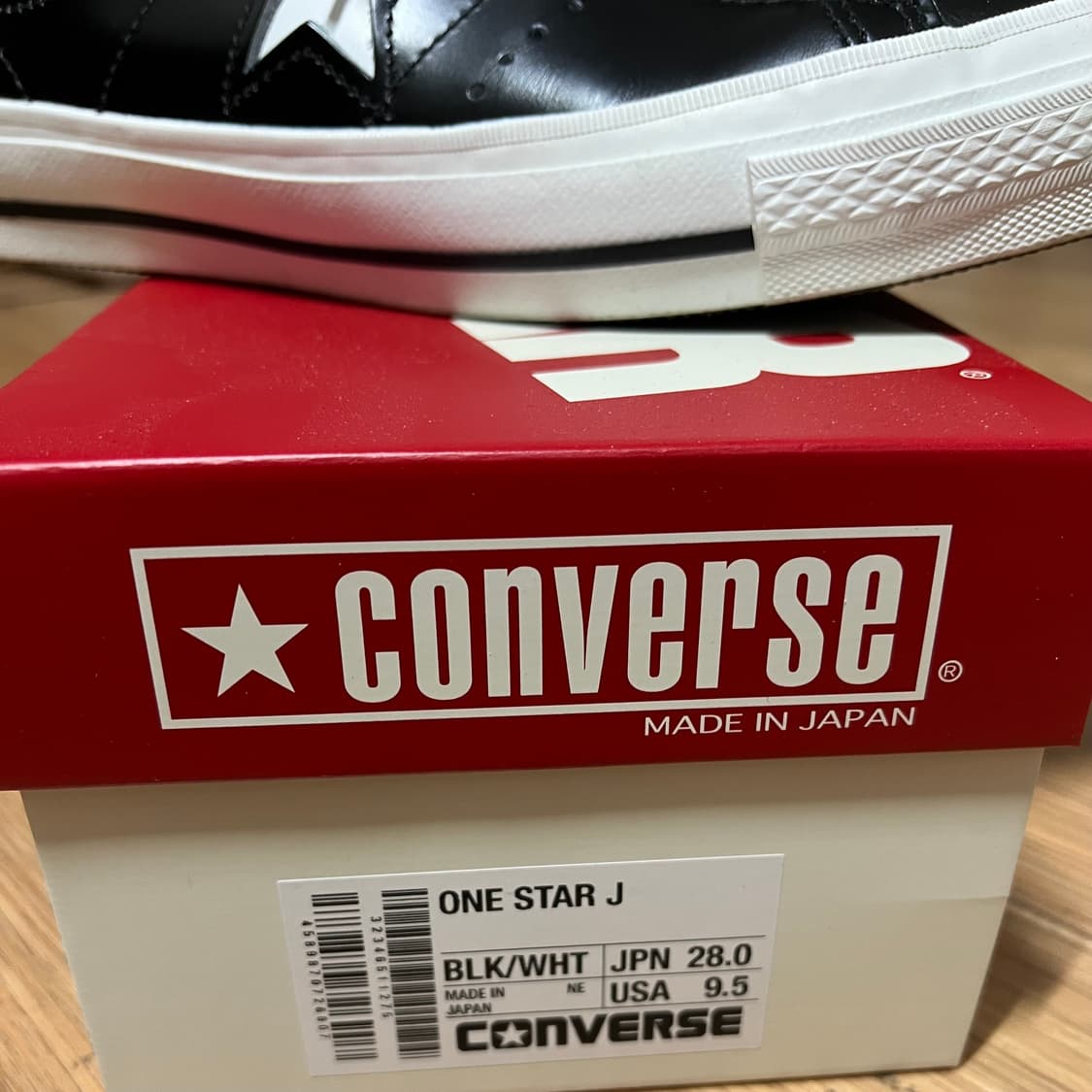 컨버스재팬 원스타J 레더 9.5 size 상품이미지4