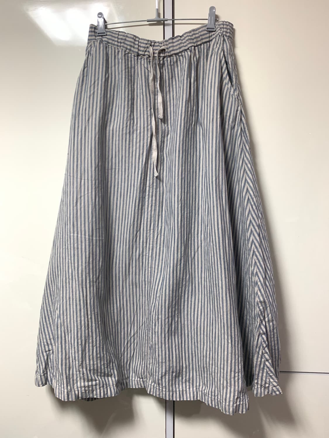 모리걸 하구미 스트라이프 롱 스커트 상품이미지3