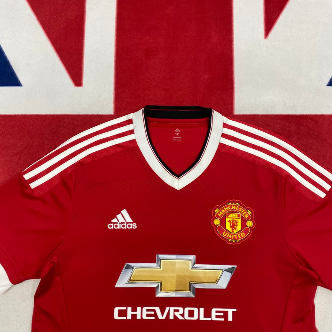 15-16 아디다스 맨체스터유나이티드 노마킹 유니폼 105 실측 100 상품이미지3
