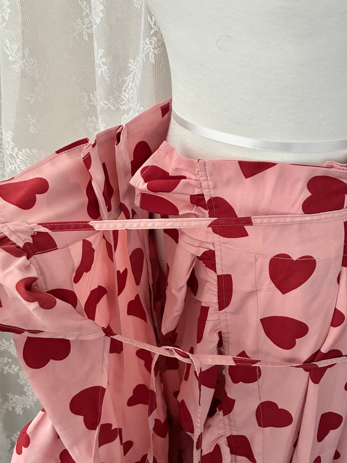 F) LMML 스튜디오 러버스 프릴 랩스커트 핑크 상품이미지4