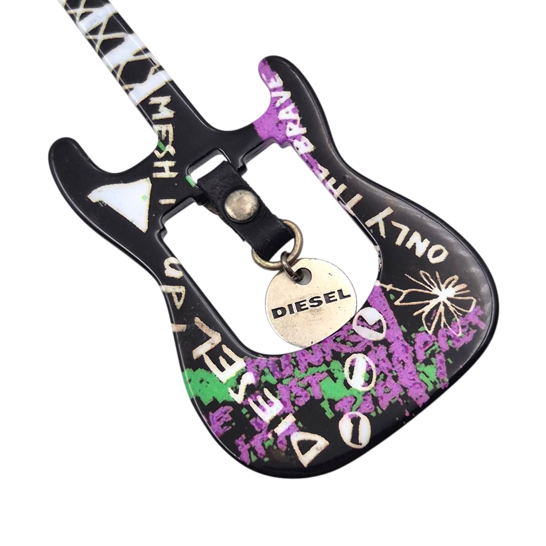 00s 디젤 레트로 그래피티 메탈 기타 빅 키링 상품이미지3