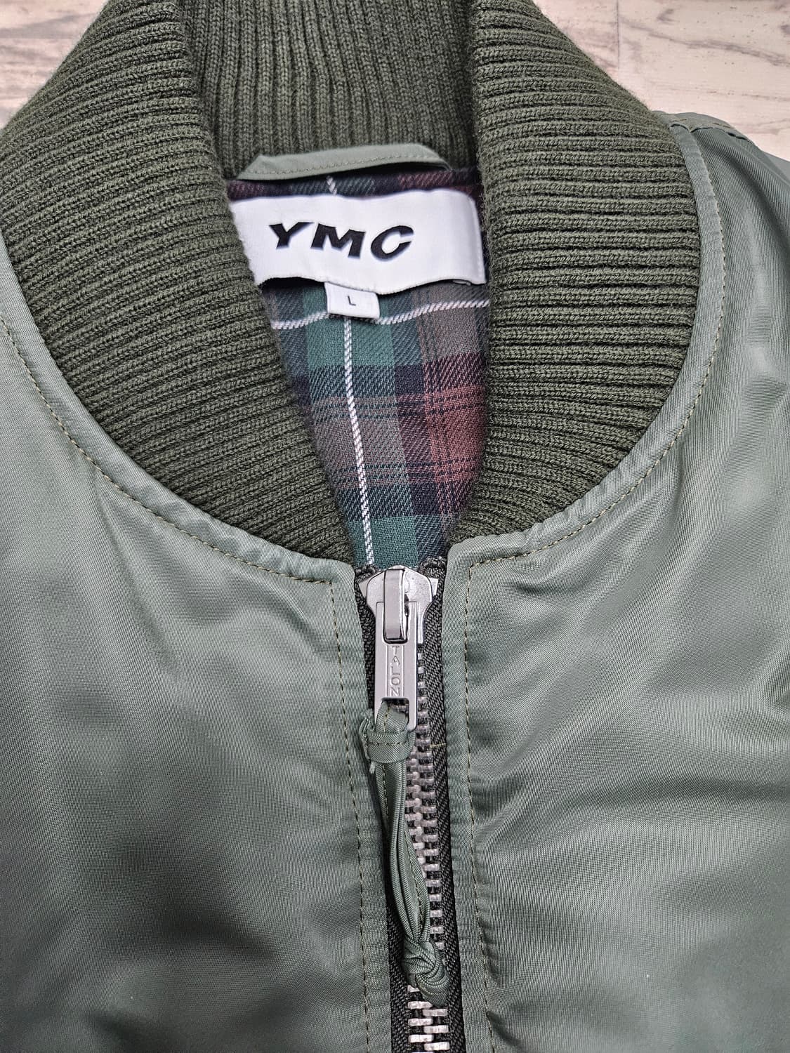 (L)YMC ma-1 항공자켓 올리브 점퍼 상품이미지7