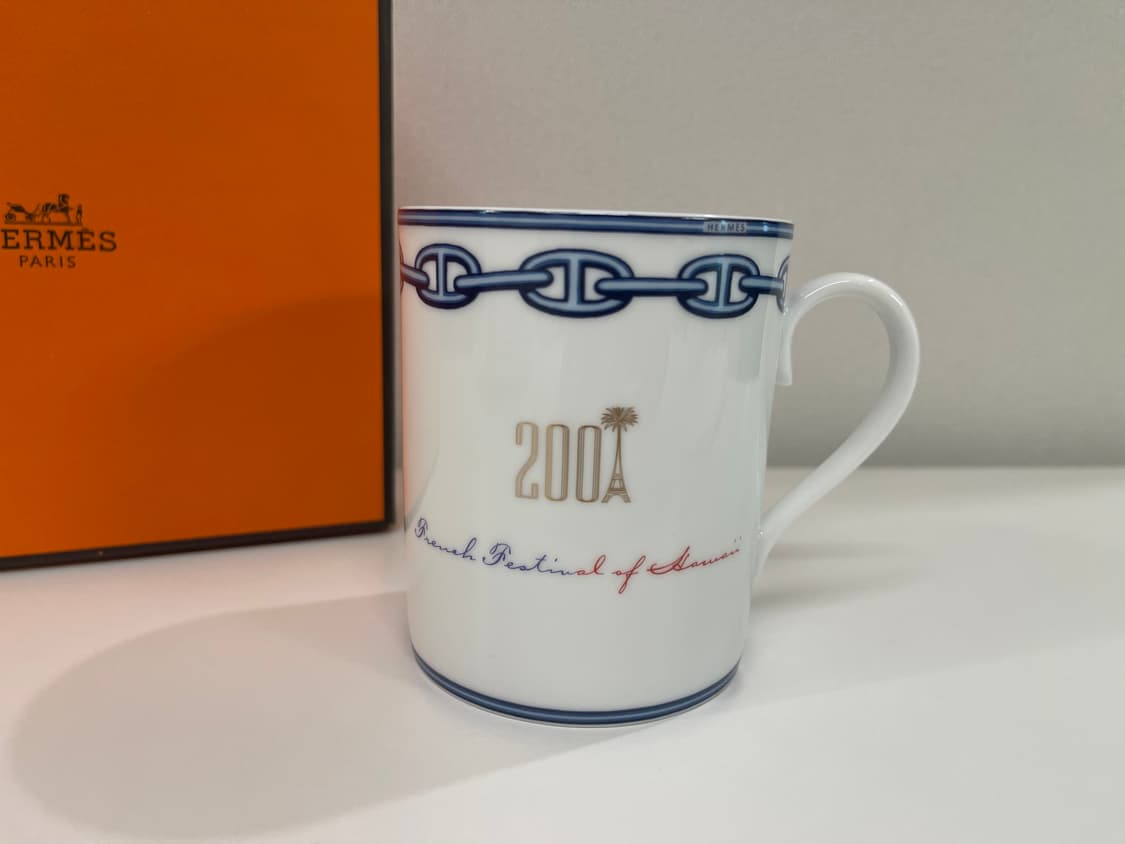 에르메스 하와이 한정판 샹달 블루 머그컵 1P 세트 HERMES 상품이미지2