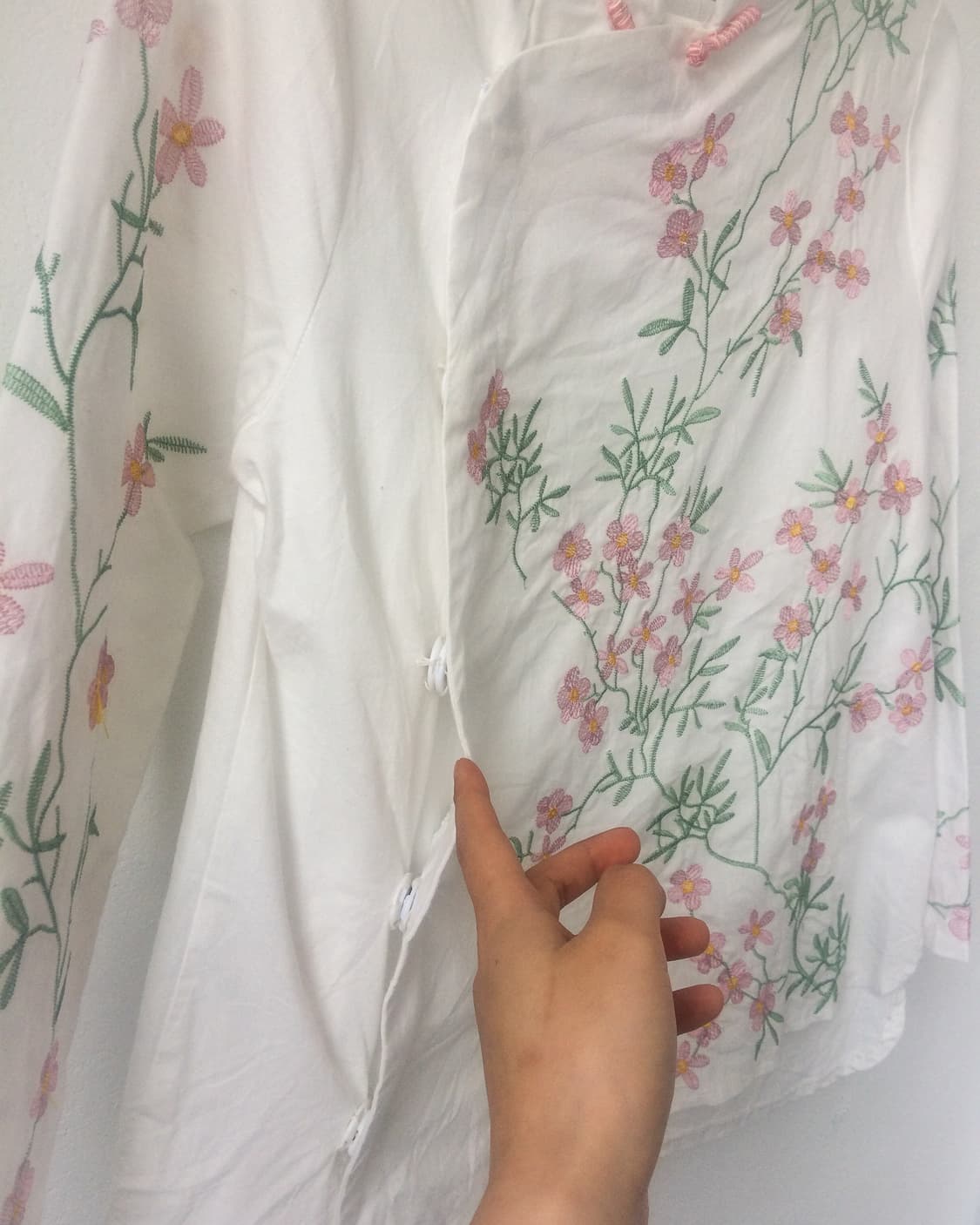 Flower pattern needle work jacket 상품이미지3