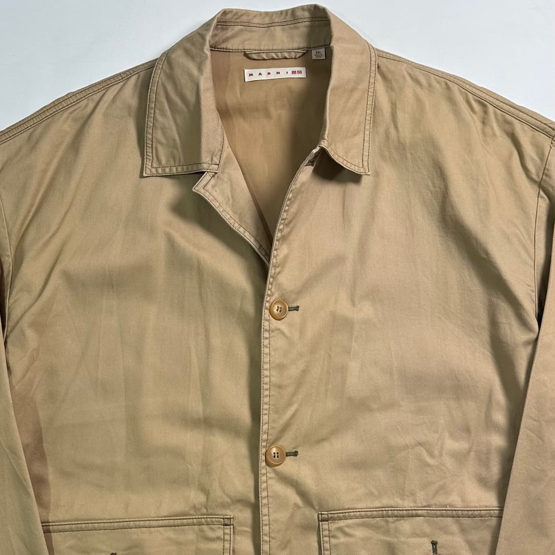 마르니x유니클로 베이지 코튼 자켓 상품이미지2