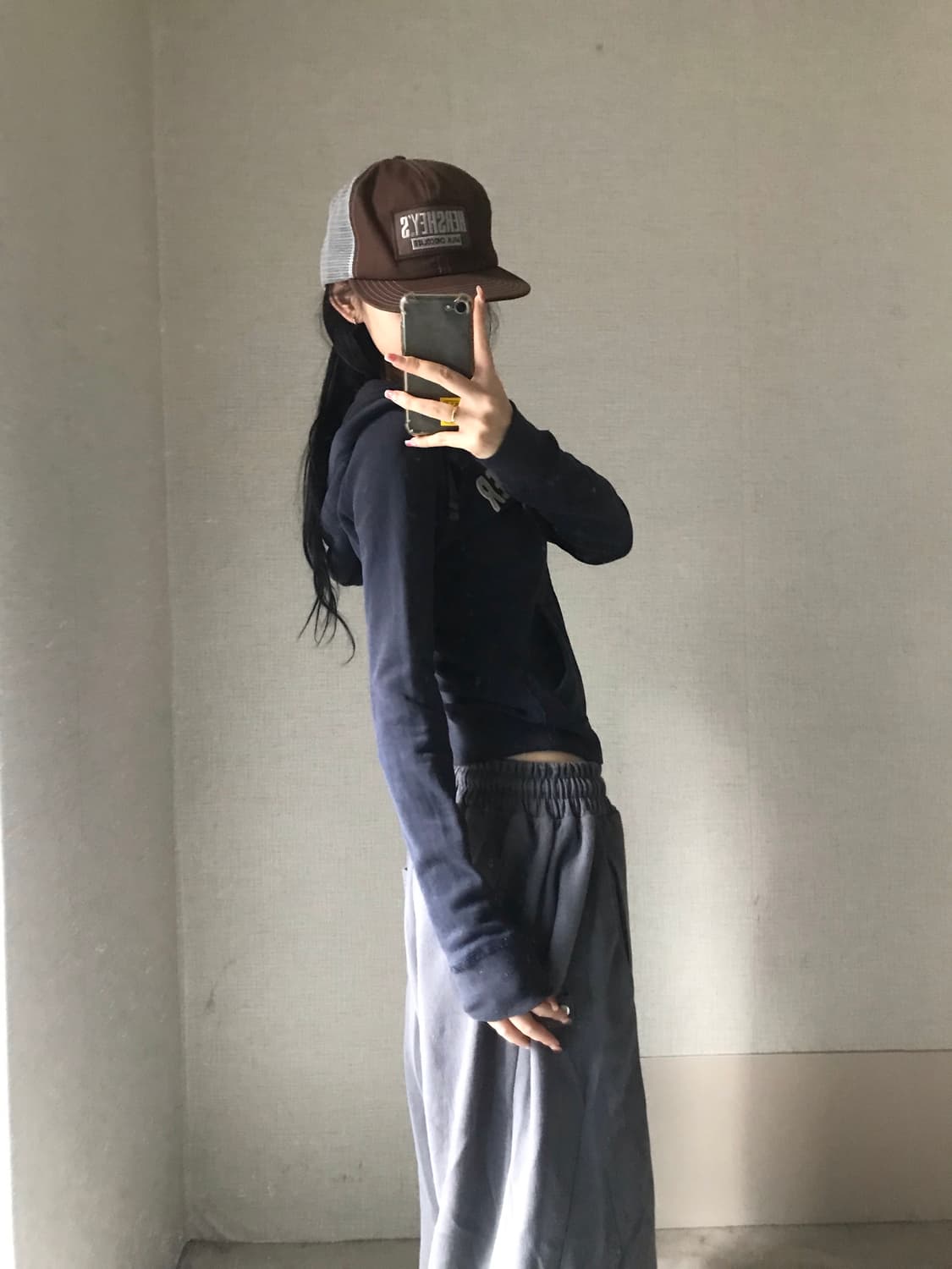 홀리스터 네이비 슬림핏 후드집업 상품이미지3