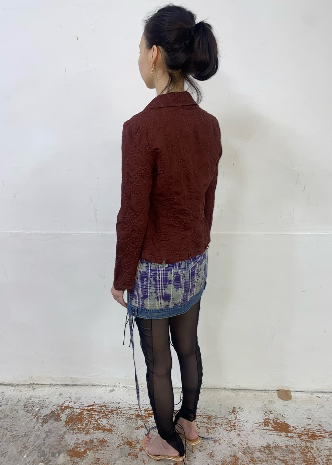 디젤 Diesel Deconstructed Strap mini skirt 상품이미지5