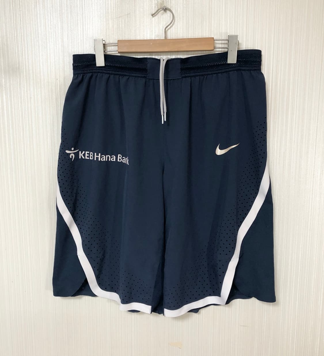 WKBL 나이키 부천 KEB하나은행 여자농구단 선수실착 농구쇼츠 40 상품이미지1