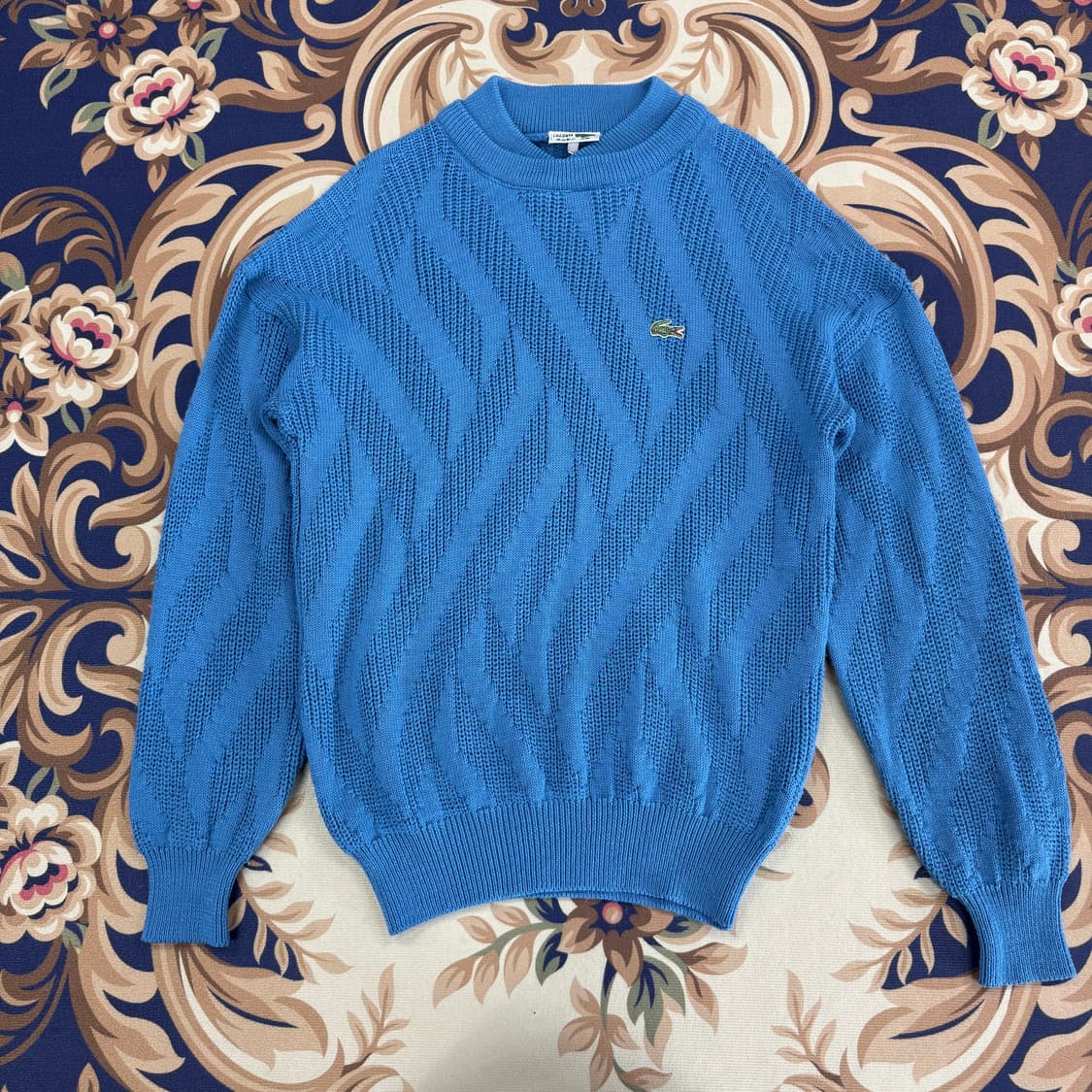 (M)90s 라코스테 Lacoste 니트(블루) 상품이미지1