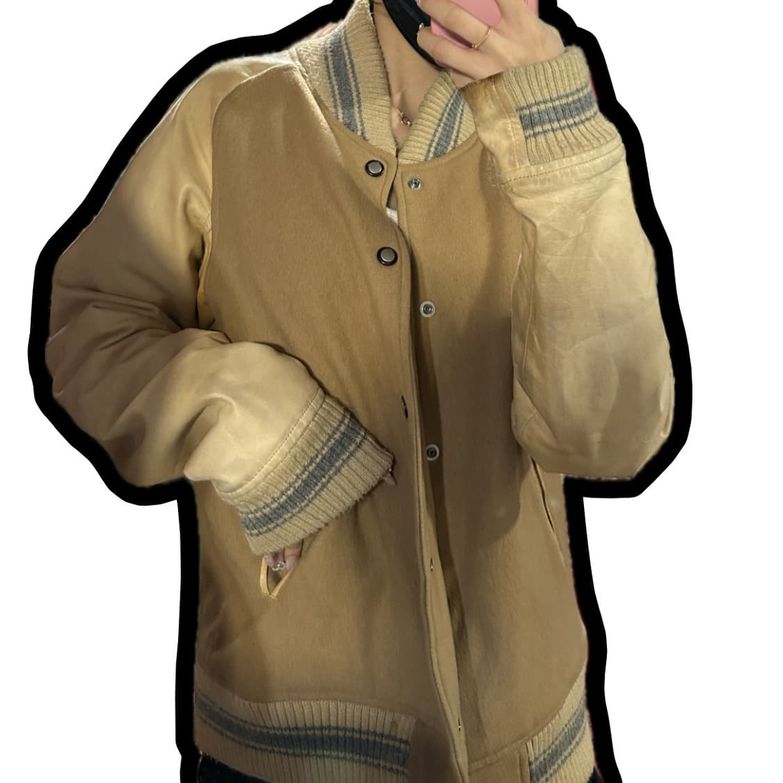 [중고] ELNEST 바시티 자켓 size M 상품이미지1