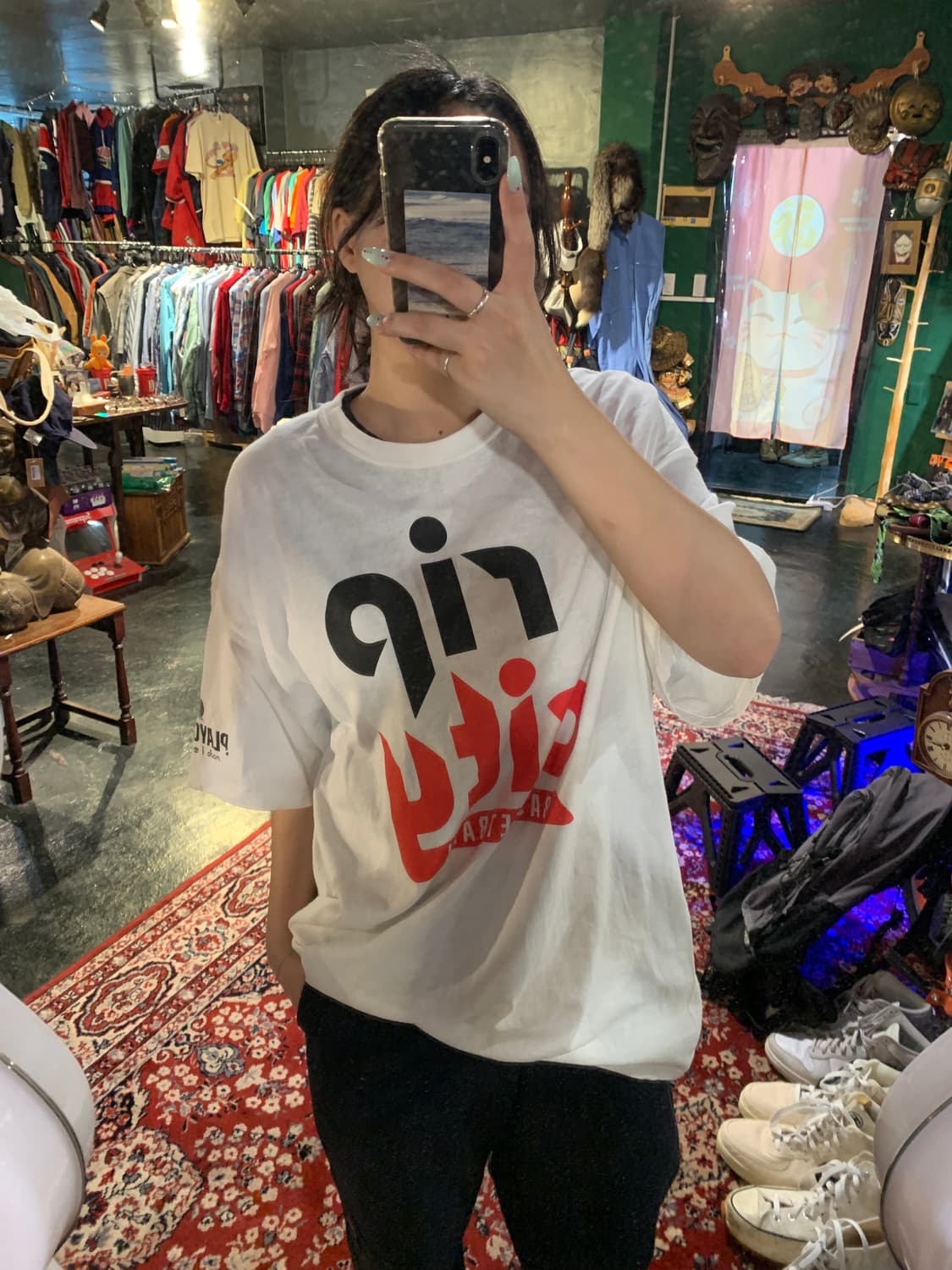 [중고] 길단 rip city BASKETBALL 프린팅 티셔츠 XL 상품이미지1