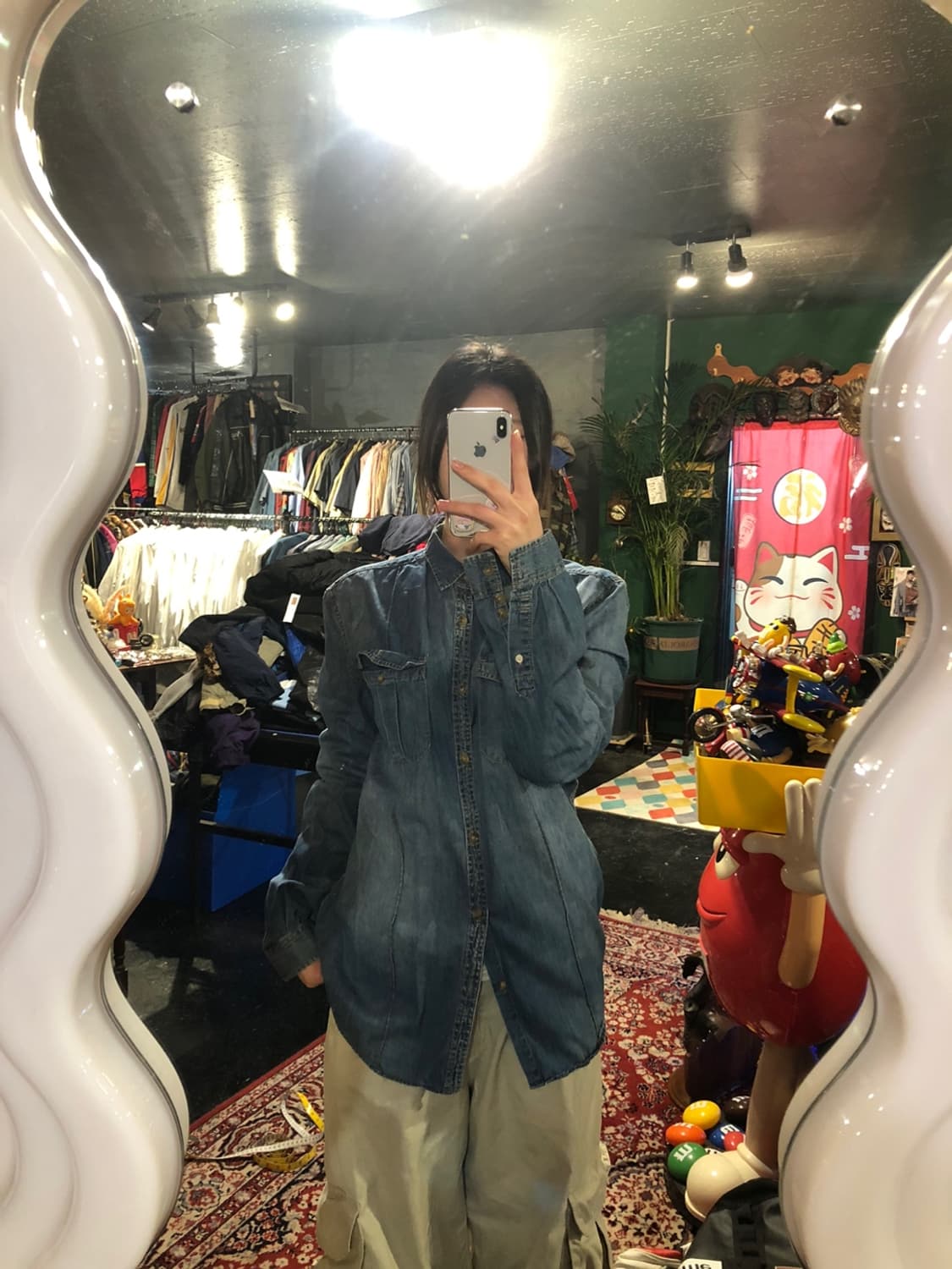 [중고] ZARA 웨스턴 데님 셔츠 상품이미지1