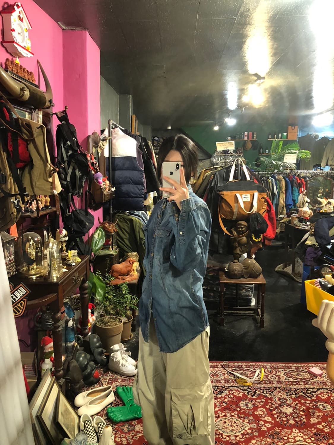 [중고] ZARA 웨스턴 데님 셔츠 상품이미지2