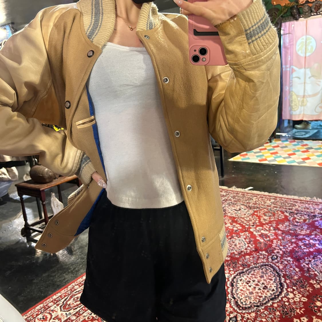 [중고] ELNEST 바시티 자켓 size M 상품이미지2