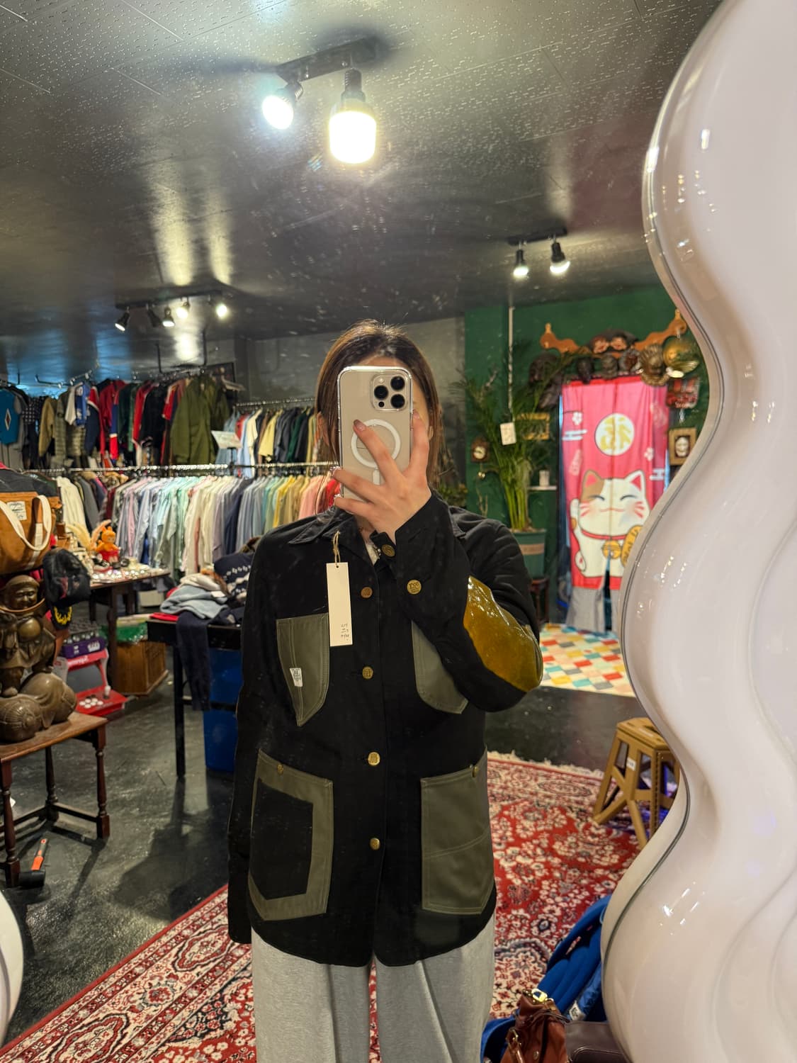 Lee 리 가죽 포켓 자켓 / S 상품이미지1