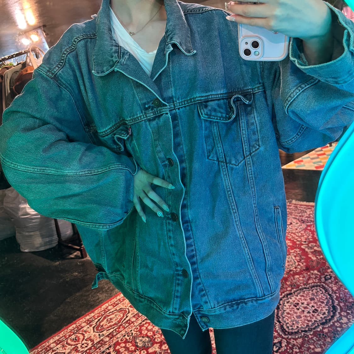 [중고] 리바이스 트러커 데님 청자켓 size XXL 상품이미지3