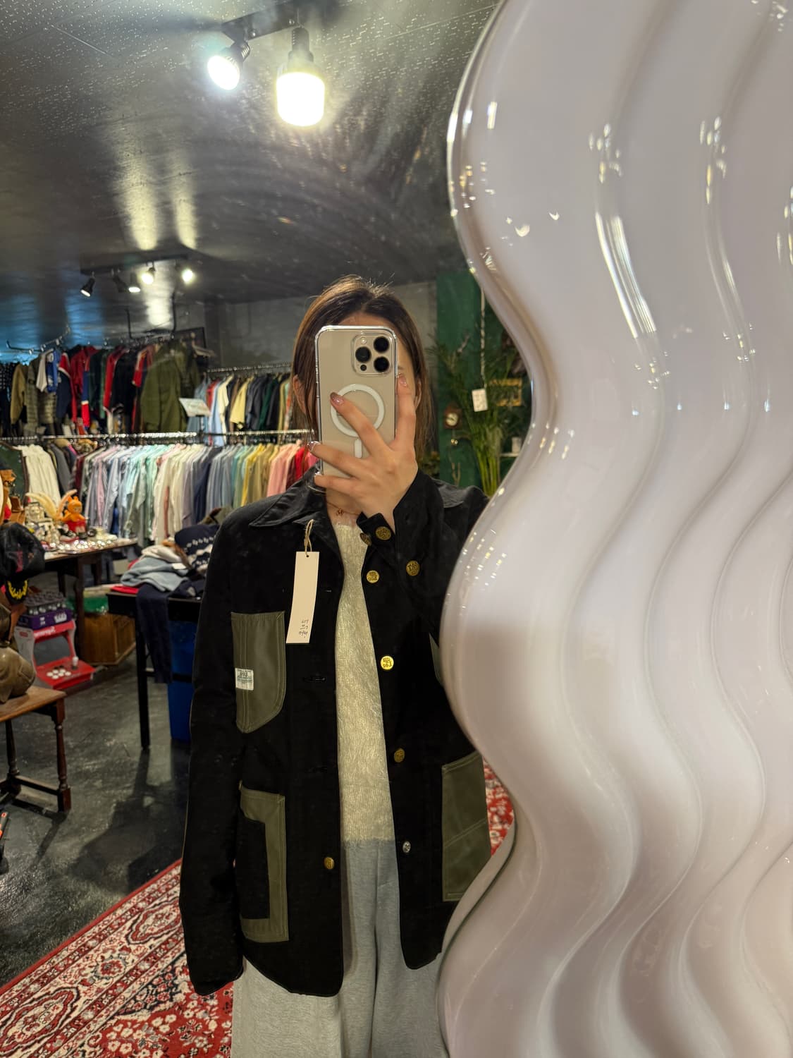 Lee 리 가죽 포켓 자켓 / S 상품이미지2