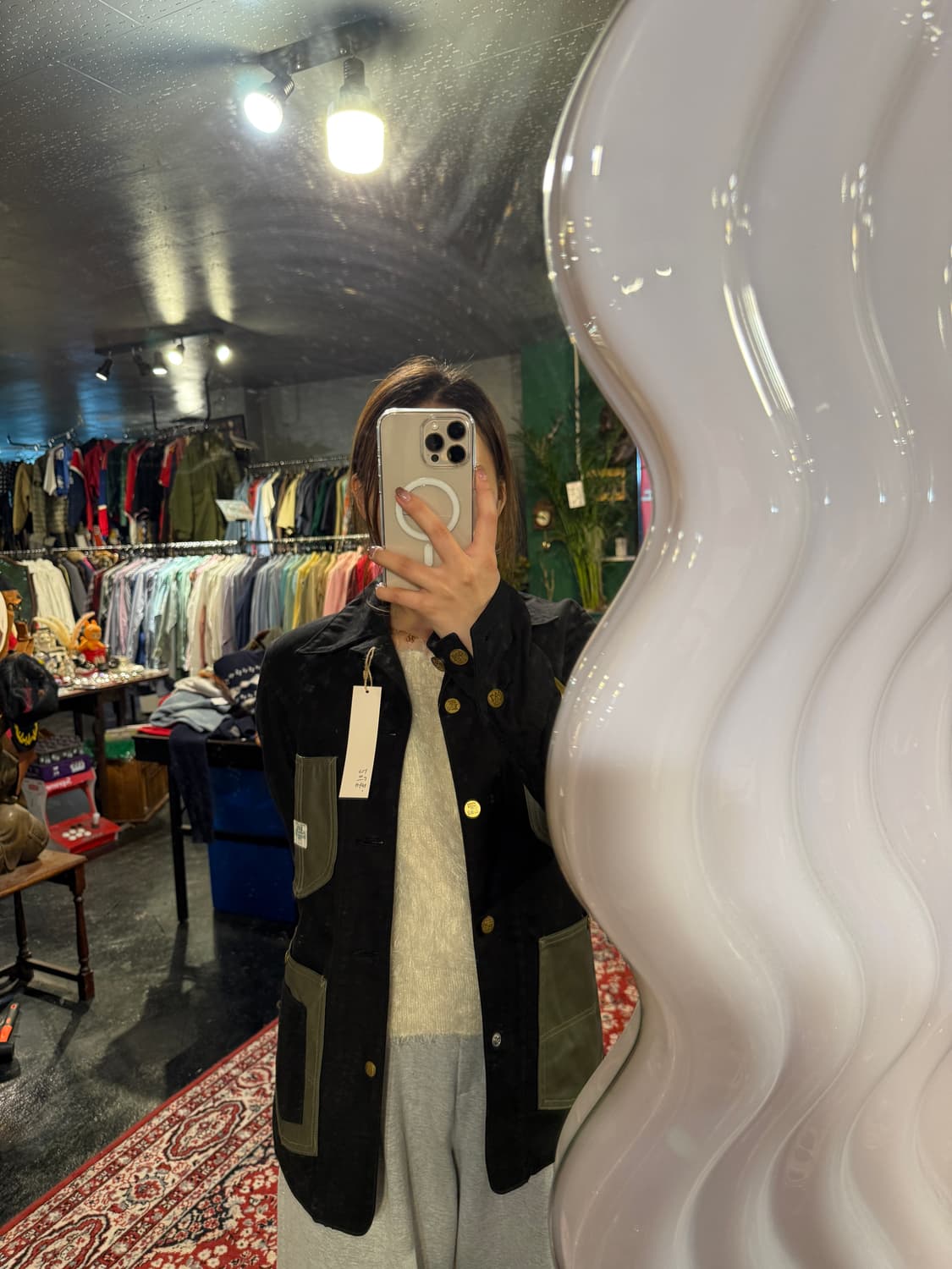 Lee 리 가죽 포켓 자켓 / S 상품이미지3