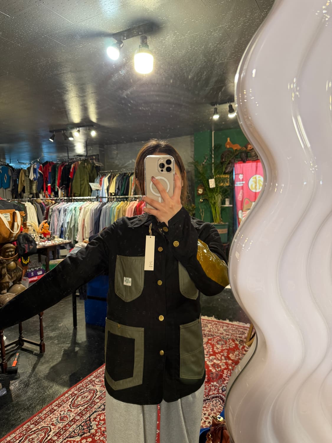 Lee 리 가죽 포켓 자켓 / S 상품이미지5