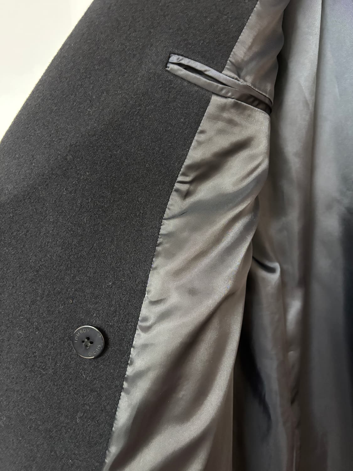 스튜디오톰보이 솔리드 테일러드코트 네이비 상품이미지4