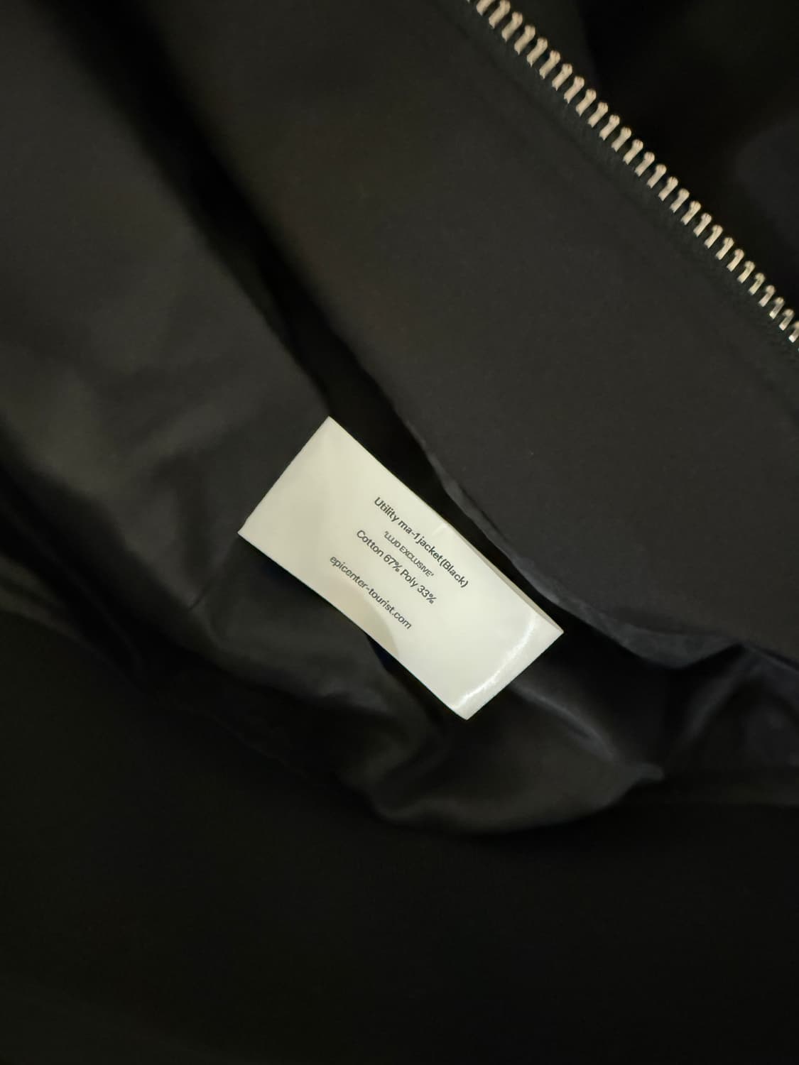 Utility ma-1 jacket(Black) 상품이미지3
