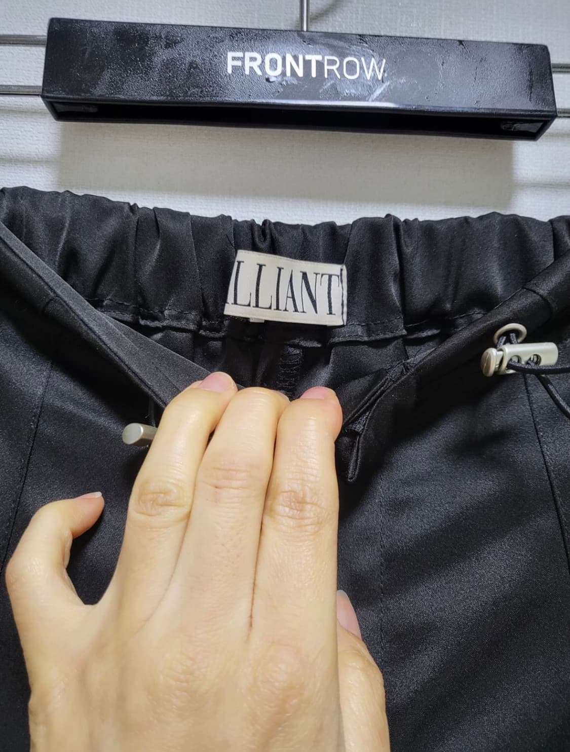 Raffinato Etoile 화이트 핀턱트레이닝팬츠 50사이즈,새틴밴딩 상품이미지9